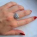 Ασημένιο δαχτυλίδι καρδιά 925 με ζιργκόν